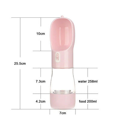 Draagbare Water- en Voerfles