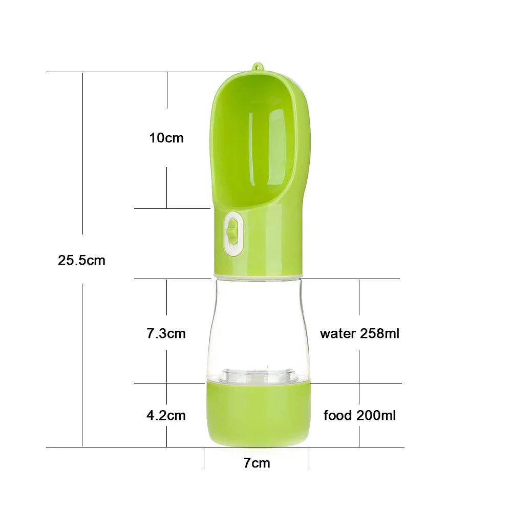 Draagbare Water- en Voerfles