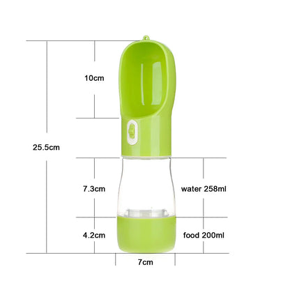 Draagbare Water- en Voerfles